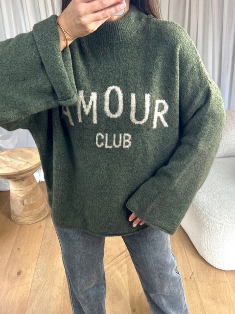 PULL AMOUR CLUB VERT