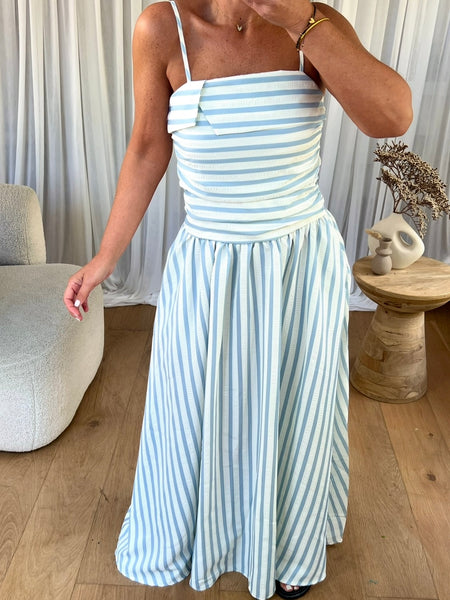 ROBE CHIMÈNE BLEU