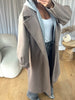 MANTEAU HENRI CAPUCHE TAUPE