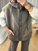 VESTE MARION CAPUCHE TAUPE
