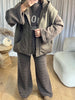 VESTE MARION CAPUCHE TAUPE