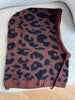 CAGOULE CACHE COU LÉOPARD CHOCO