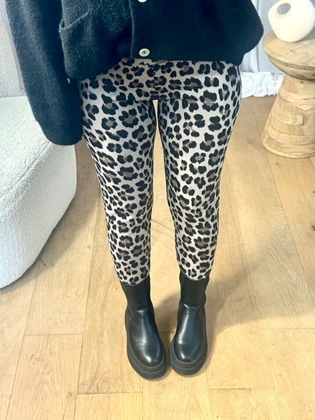 LEGGINS LÉOPARD DOUBLÉ