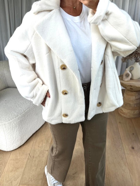 VESTE MANON BLANC