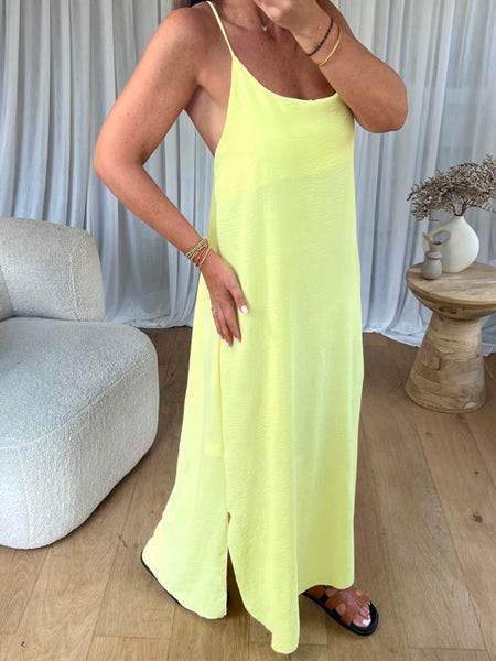 ROBE NAËL JAUNE