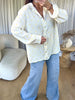 CHEMISE PETITS COEURS JAUNE