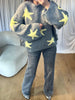 PULL ETOILES JAUNE