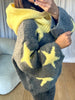 PULL ETOILES JAUNE