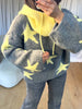 PULL ETOILES JAUNE