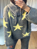 PULL ETOILES JAUNE