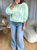 SWEAT CHARME DE PARIS VERT