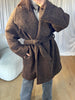 MANTEAU FEUTRINE MARRON