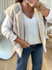 PULL VIVI BORDEAU ÉCRU