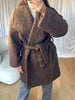 MANTEAU FEUTRINE MARRON