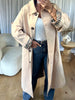 TRENCH LONG VICHY BEIGE