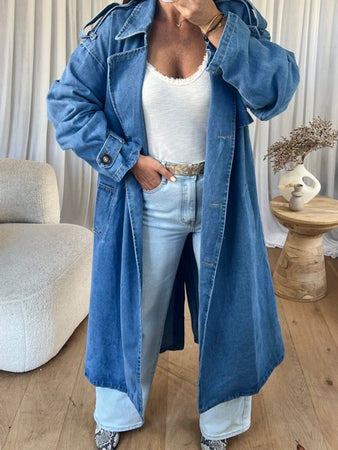 TRENCH EN JEANS
