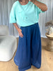 ENSEMBLE/SHORT 100% NATURAL TURQUOISE
