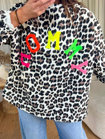 SWEAT MOMMY LÉOPARD