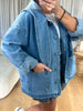 VESTE DENIM CAPUCHE