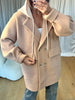 VESTE CAPUCHE MYLENA BEIGE