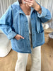 VESTE DENIM CAPUCHE