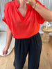 BLOUSE LOUISA ROUGE