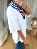 T- SHIRT FOULARD