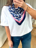T- SHIRT FOULARD