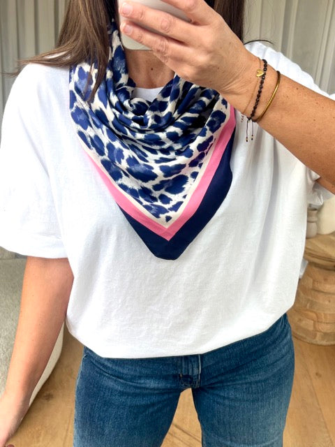 T- SHIRT FOULARD