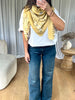 FOULARD BANDANA MOUTARDE