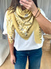 FOULARD BANDANA MOUTARDE
