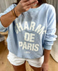 SWEAT CHARME DE PARIS BLEU