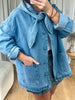 VESTE DENIM CAPUCHE