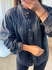 CHEMISE DENIM FROUFROU