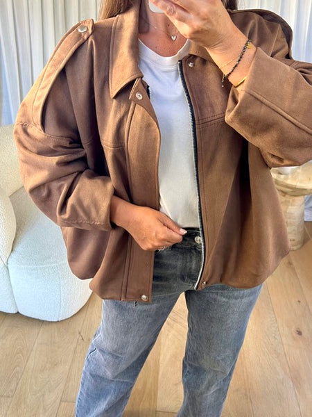 VESTE ZORA CAMEL