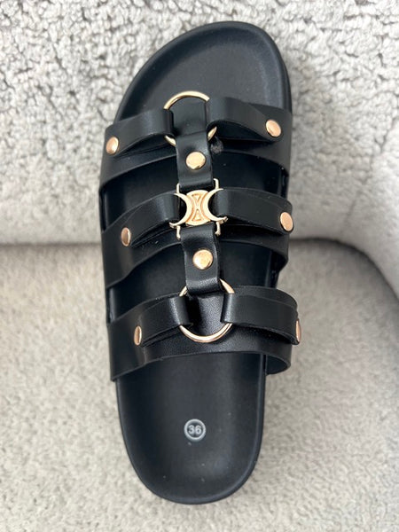 SANDALES CARLA NOIR