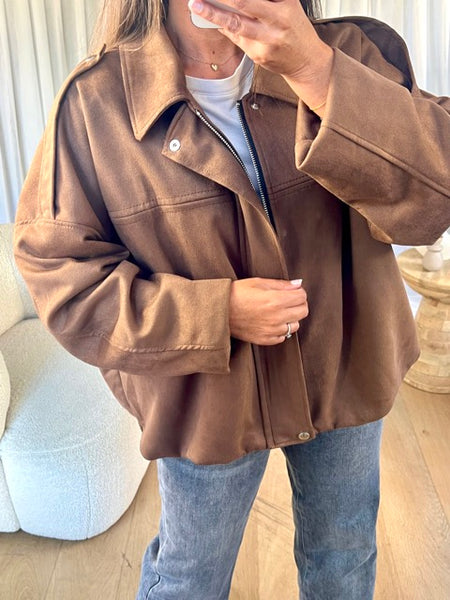 VESTE ZORA CAMEL