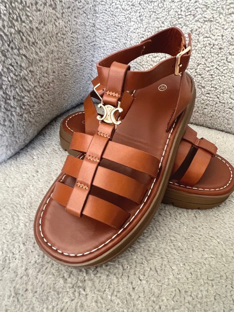 SANDALES CÉLIA CAMEL