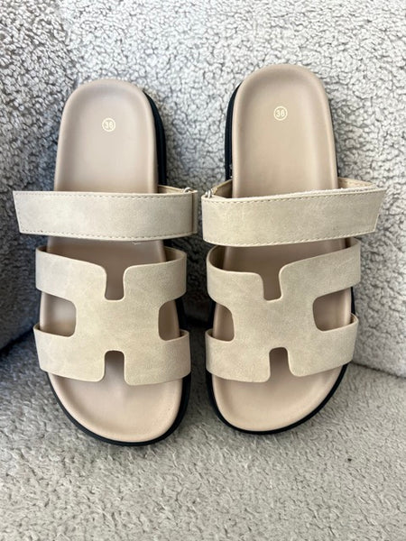 SANDALES DIANE BEIGE