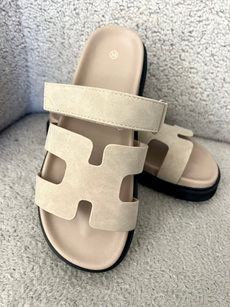 SANDALES DIANE BEIGE