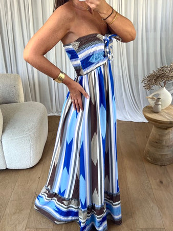 ROBE BUSTIER LOSANGE