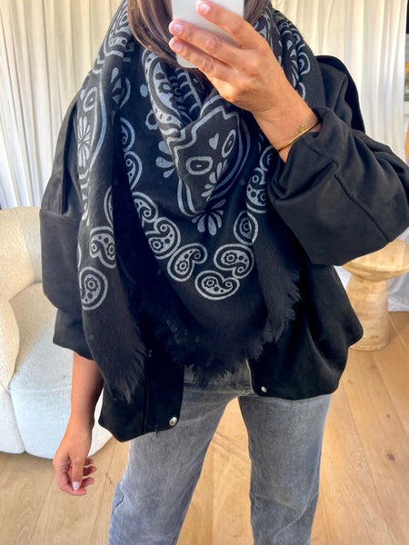 FOULARD BANDANA XL NOIR