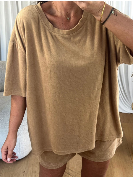 ENSEMBLE ÉPONGE CAMEL
