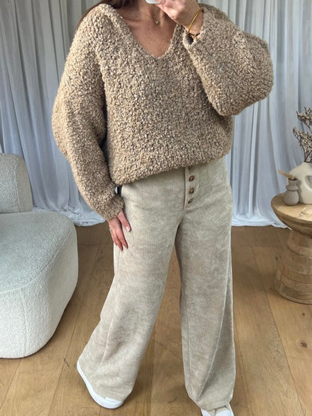 PANTALON STÈVE BEIGE