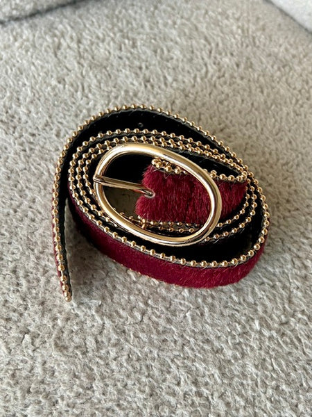 CEINTURE PERLES BORDEAU