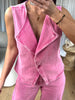 GILET DENIM PINK