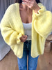 GILET COSY FROUFROU JAUNE