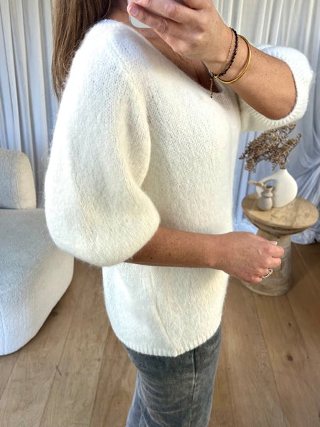 PULL BELLER BLANC