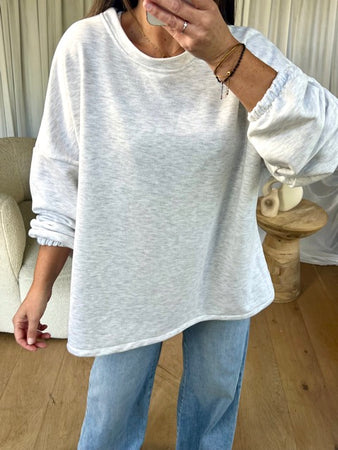 SWEAT MATCHA LATTE GRIS