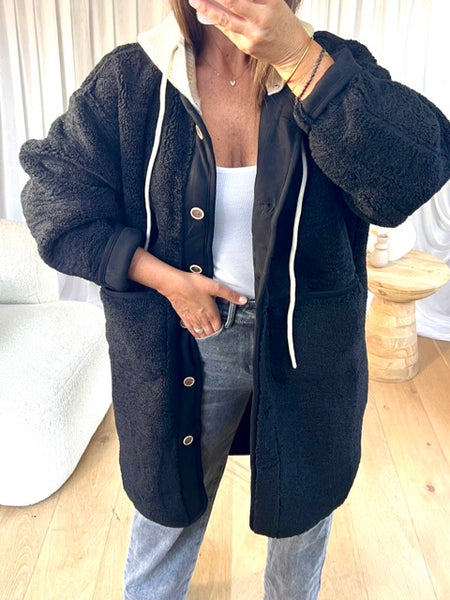 MANTEAU PAGA NOIR